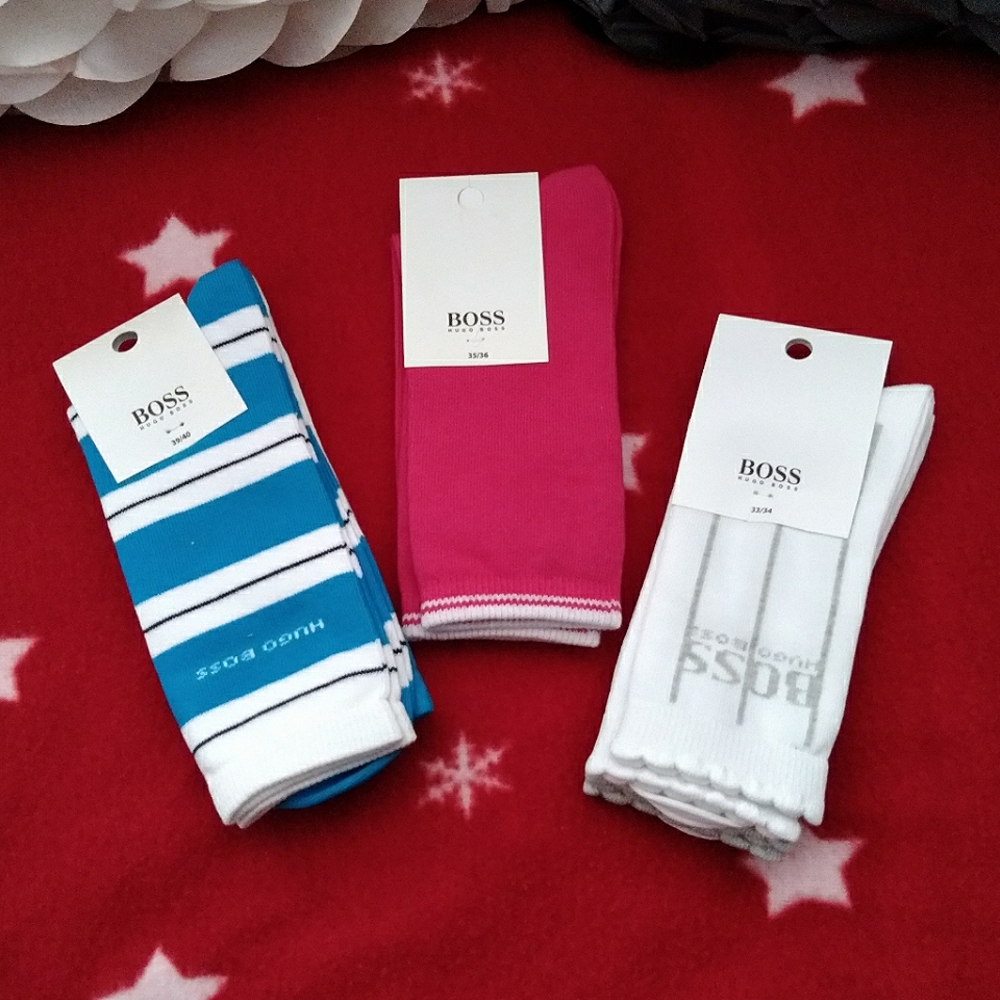 5prs Auth Hugo Boss kids socks - NWT
